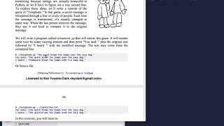 Tiny Python Projects: Ch 10 Pt 1 (Telephone intro)