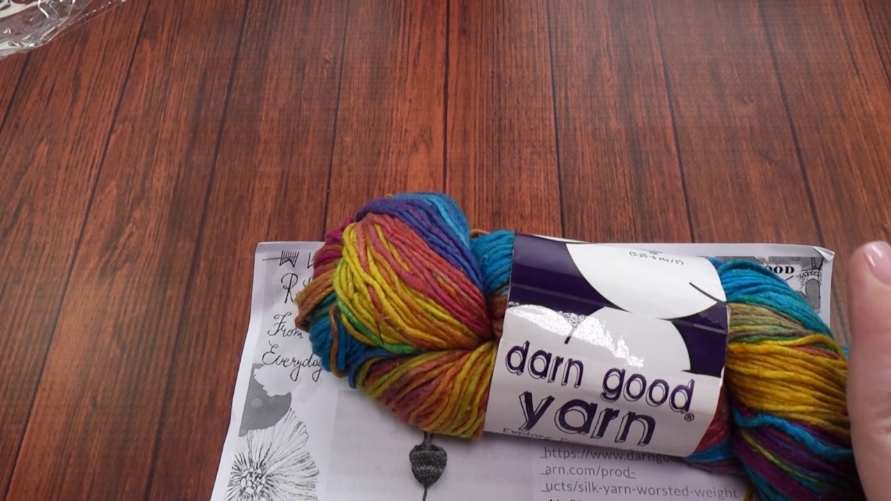 Darn Good Yarn Of The Month - Unboxing - YouTube