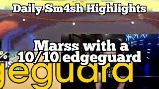 Daily Sm4sh Highlights: Marss with a 10/10 edgeguard