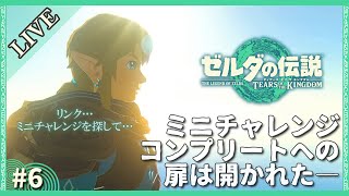 【生放送】ミニチャレンジコンプリートへの扉は開かれた。「ゼルダの伝説 ティアーズ オブ ザ キングダム」 DAY6【実況プレイ】