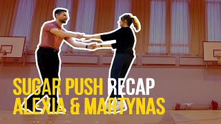 Sugar push and exits | Lindy Hop recap with Alexia & Martynas