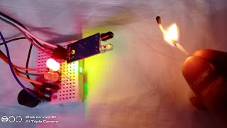 Mini Fire Alarm Project Using Arduino Uno and IR Sensor Arduino Project