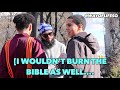 burning a holy book social experiment