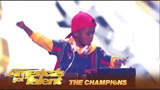 DJ Arch Jr: The YOUNGEST DJ In The World Comes To America! | America's Got Talent: Champions