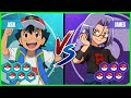 Pokemon Battle Pedia: Ash Vs James (Team Rocket)