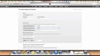 Creating an Apple ID without a Credit Card