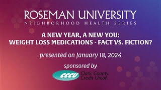 A New Year, A New You: Weight Loss Medications - Fact vs. Fiction?