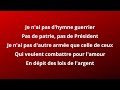 HK - Citoyen du monde (paroles)