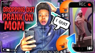 DROPPING OUT OF SCHOOL PRANK ON MOM 😳 | FACETIME 📲