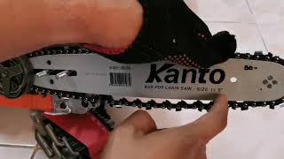 แกะกล่อง พร้อมวิธีประกอบ เลื่อยยนต์ KANTO รุ่น KT-TOP-CHAIN