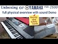 Yamaha psr i500 Unboxing | Full Physical Overview with Sound Demo