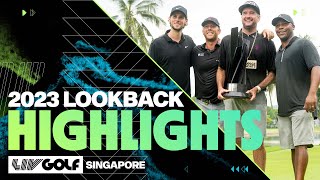 LOOKBACK: Best Shots From LIV Golf Singapore 2023