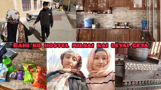 bahi ko milnai gayai hostel 🏩||after a long time||ladakhi youtuber