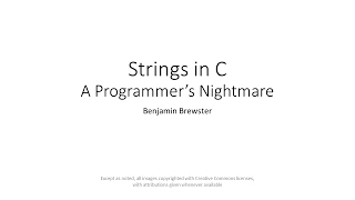 2.5 Strings in C