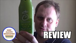 Innocent Wonder Green Smoothie Review (Apple, pear, cucumber, matcha and vitamins)