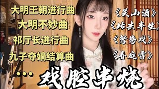 最近爆火的專屬bgm你都聽過嗎？戲腔串燒一次聽爽！【416女團】ya妖精-朱鹮