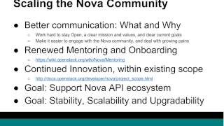 PTL Overview: Nova