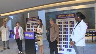 Future medical professional present research at LSU Health Shreveport