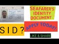 SEAFARER IDENTITY DOCUMENT (SID)-1