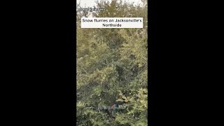 Snow flurries on Jacksonville's Northside