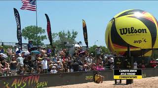 AVP Pro Series Austin Open | Pavan/Humana-Paredes vs. Kloth/Nuss | Stadium Court | Sunday