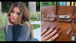 Kylie Jenner Receives Her 85,00000 Birkin Bag