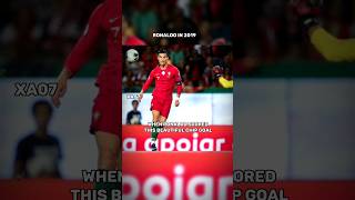 Ronaldo Recreated His Chip Goal Against Luxembourg 🥰 #shorts #ronaldo #alnassr #shortsvideo