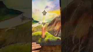 Art Process: Legend Medieval Collection Watercolor painting by Sophie Xie Dream In Watercolor