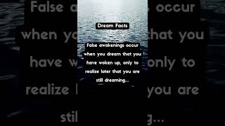 Dreams - False awakenings *creepy*