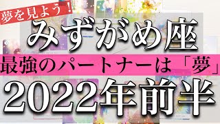 ※保存版　みずがめ座♒️ Aquarius 2022年前半　最高のパートナーは「夢」