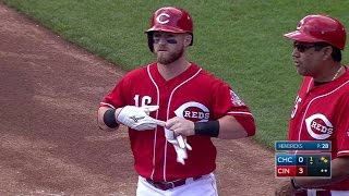 CHC@CIN: Barnhart drives in two with single to right