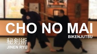 Kenjutsu: Cho no Mai 蝶の舞 Sword technique of the Jinen Ryu