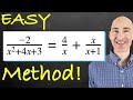 Solving Rational Equations Easier Method