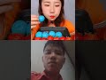 Mukbang permen viral bersama gadis korea #shorts #reaction #reactionvideo