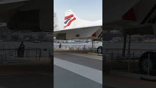 Peek at the exterior of the #Concorde at the Intrepid Sea, Air \u0026 Space Museum #shorts #newyork