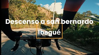 Descenso  desde el alto de La flor a San Bernardo en  Ibagué 25#ibague #ciclismo #cycling #descenso