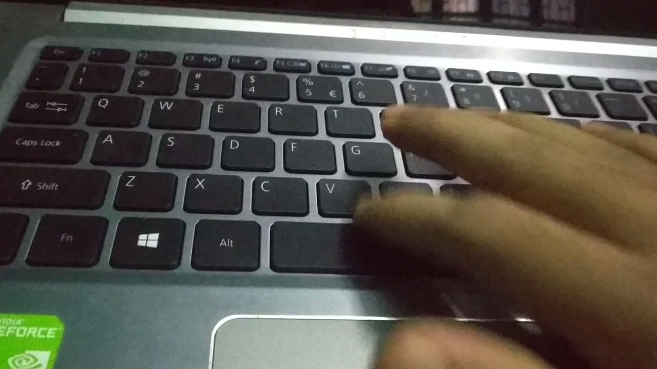 How To Enable Keyboard Back Light On Acer Swift. - YouTube