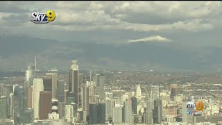 View From Sky9: Snowcapped Mountains