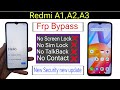 How To Bypass Frp Lock on Redmi A1 Plus/A2 Plus/A3/Redmi Settings not open|No Screen Lock