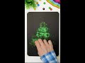 COOL! How to Paint Christmas Tree in Easy and Simple Way #painting #art #acrylic