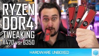 Does Ryzen Require X470 for DDR4 Overclocking/Tuning? X470 vs. B350 vs. A320