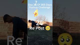 Day 27 Of Our 365 Days Pushup Challenge| why repost see description #challenge #pushups #shorts