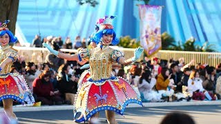 【ディズニーランド】ドリーミング・アップ！　ダンサーさん中心　停止部分カット　2019年2月　グーフィーフロートポジ　ダイジェスト版