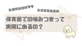 【育児】保育園で噛みつかれた？！そんなことあるの？