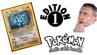 1ST - EDITION BASE - SET MACHAMP AND OTHER BASE - SET POKEMON CARDS, [REVIEW].