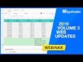 2019 Volume Three - WEB (Javascript) Updates