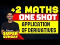 Plus Two Maths | Chapter 6 | Application of Derivatives - One Shot Revision