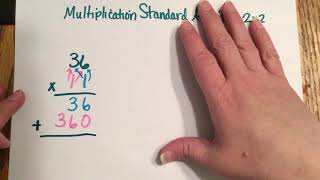 Multiplication 2x2 Standard Algorithm