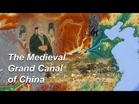 What was the initial most important purpose for building the canals in China?