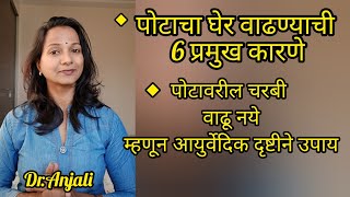 पोटाचा घेर का वाढतो?कसा कमी करावा?How to reduse belly fat?@Dr.Anjali_Marathi